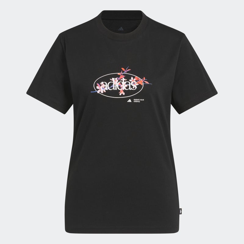 Adidas W Elem Flrl Tee - Image 2